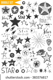 Hand drawn set - Stars