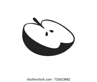 Hand drawn set of tropical fruit and text. Vector artistic drawing food. Summer illustration apple