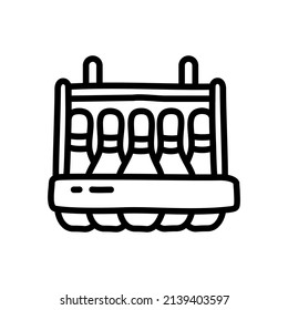 hand drawn setup machine icon illustration