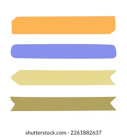 hand drawn shapes, banners Vector design elements