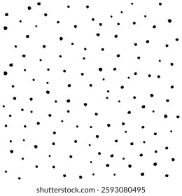 Hand drawn shapes vector dot pattern. unusual dots seamless pattern. trendy endless texture for digital paper, fabric, wrapping, wallpaper, furniture fabric, textile