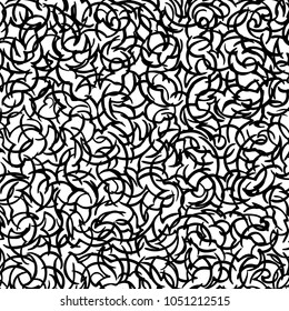 Hand drawn short, curving line segments creating manual feel texture