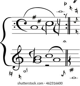 Hand drawn sign 