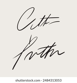 Hand drawn Signature. Sign Doodle