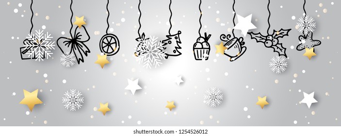 Hand drawn signs lettering 2019 for Happy New Year greetings cards,banners.Vector illustration
