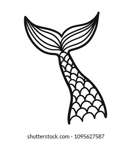 Free Free 270 Mermaid Tail Outline Svg SVG PNG EPS DXF File