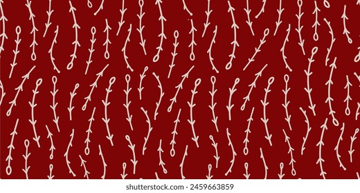 Hand drawn simple abstract flowers print. Trendy collage pattern. Fashionable template for design

