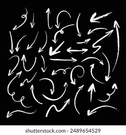 Hand drawn Simple Arrow Set 