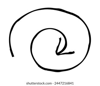 Hand drawn simple arrow drawn with wax crayon, chalk or charcoal. Uneven dry texture for underlining highlighting. Pencil drawn lines, strikethrough, grungy vector isolated on white.