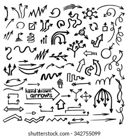 Hand drawn simple arrows