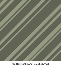 Hand drawn simple geometric design forming uneven diagonal stripes pattern in a color palette of forest green and sage green. Great for home decor, fabric, wallpaper, gift-wrap, stationery, packing.