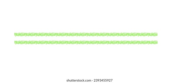 Hand drawn simple line drawn with wax crayon, chalk or charcoal. Uneven wax dry texture for underlining or highlighting text. Pencil drawn lines, strikethroughs, underlines. grungy vector 