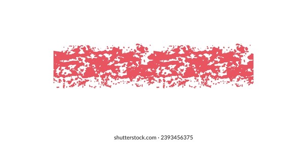 Hand drawn simple line drawn with wax crayon, chalk or charcoal. Uneven wax dry texture for underlining or highlighting text. Pencil drawn lines, strikethroughs, underlines. grungy vector 