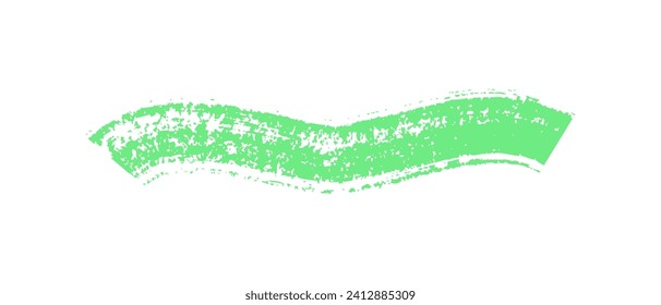 Hand drawn simple line drawn with wax crayon, chalk or charcoal. Uneven dry texture for underlining highlighting. Pencil drawn lines, strikethrough, grungy vector isolated on white