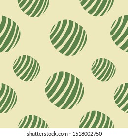Hand drawn simple pebble seamless pattern. Doodle stones wallpaper. Abstract geometric dotted texture. Vector illustration