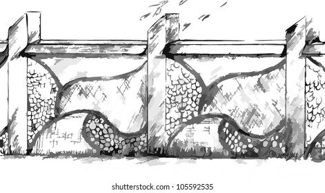 Hand drawn sketch