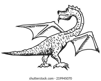 35,075 Hand drawn dragon Images, Stock Photos & Vectors | Shutterstock