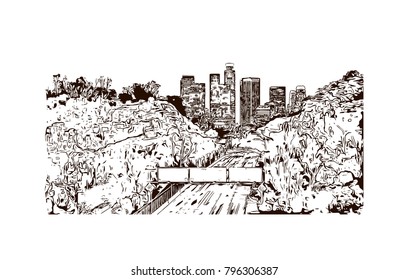 Hand drawn sketch illustration in vector.