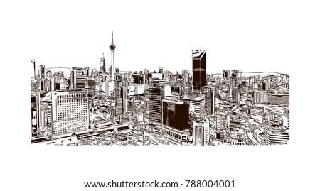 Similar – Berlin Skyline Horizont