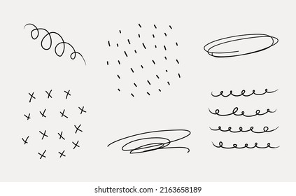 Hand drawn sketch lines scribble lines scrawls 