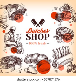 Butcher Shop Drawing Images Stock Photos Vectors Shutterstock