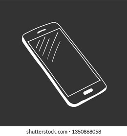 Hand drawn sketch of mobile phone, mockups