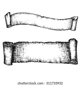 Hand drawn sketch of old paper