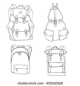 Backpack Drawing Images, Stock Photos & Vectors | Shutterstock