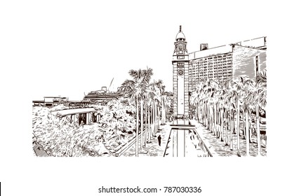 Hand drawn sketch of sasas in vector.