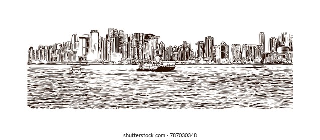 Hand drawn sketch of sasas in vector.