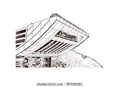 Hand drawn sketch of sasas in vector.