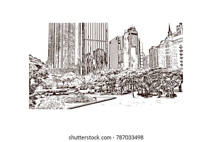 Hand drawn sketch of sasas in vector.