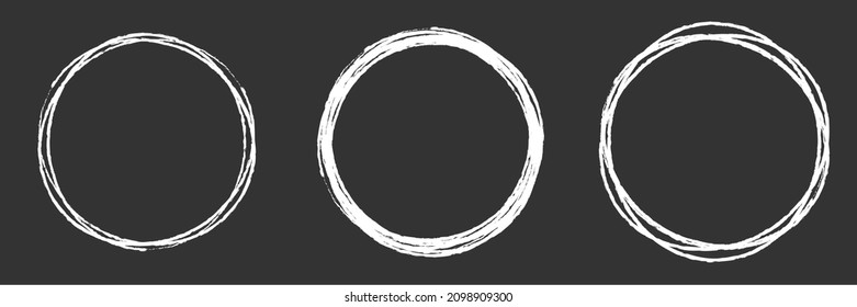 Handgezeichnet, Skizze, Schreiber, doodle Kreise. Grungy, grunge Flecken rund und radial Linien. Zeichnungssatz