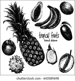 Papaya Black And White Images Stock Photos Vectors Shutterstock