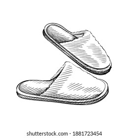 Slippers drawing Images, Stock Photos & Vectors | Shutterstock