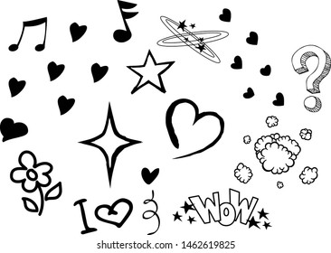 Hand Drawn Sketch Style On White Stock Vector (Royalty Free) 1462619825 ...