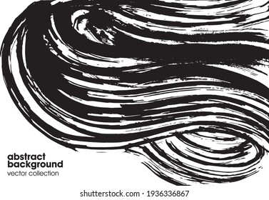 Hand drawn sketch textures elements. Vector illustration of abstract brush srokes. Grunge background. Abstract textured effect. 