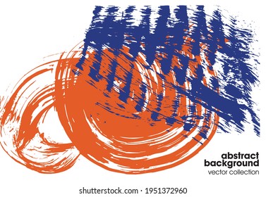 Elementos de texturas dibujadas a mano. Ilustración vectorial de brocas abstractas. Borde de fondo. Efecto texturado abstracto. 