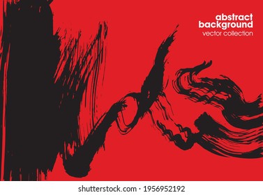 Hand drawn sketch textures elements. Vector illustration of abstract brush srokes. Grunge background. Abstract textured effect. 