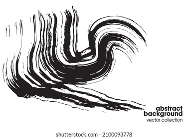 Elementos de texturas dibujadas a mano. Ilustración vectorial de brocas abstractas.