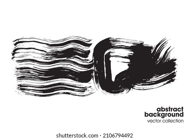 Hand drawn sketch textures elements. Vector illustration of abstract brush srokes.