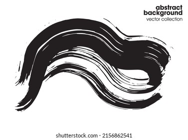 Hand drawn sketch textures elements. Vector illustration of abstract brush srokes.