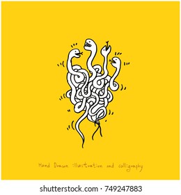 Hand drawn sketch / vector