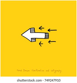 Hand drawn sketch / vector