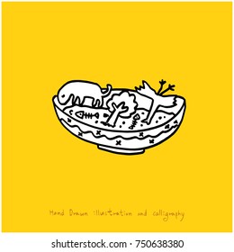 Hand drawn sketch / vector