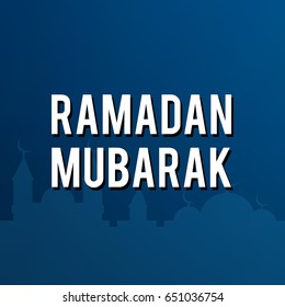 Hand Drawn Sketch Vector illustration Ramadan Kareem
