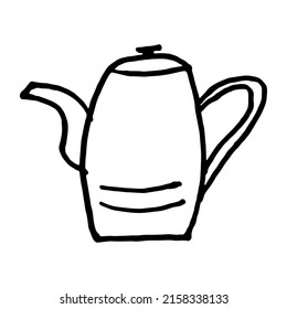 Hand drawn sketch water jug vector Illustration