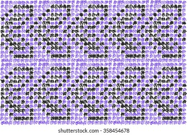 Hand drawn and sketched doodle texture, vector illustration