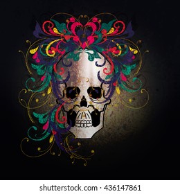 Hand Drawn Skull