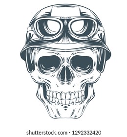 Skull Smiling Glasses On Forehead Black Stock Vector (Royalty Free ...